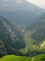 Lago di Pilato - View down to Foce